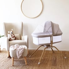 Babyhood Rocking Travel Bassinet